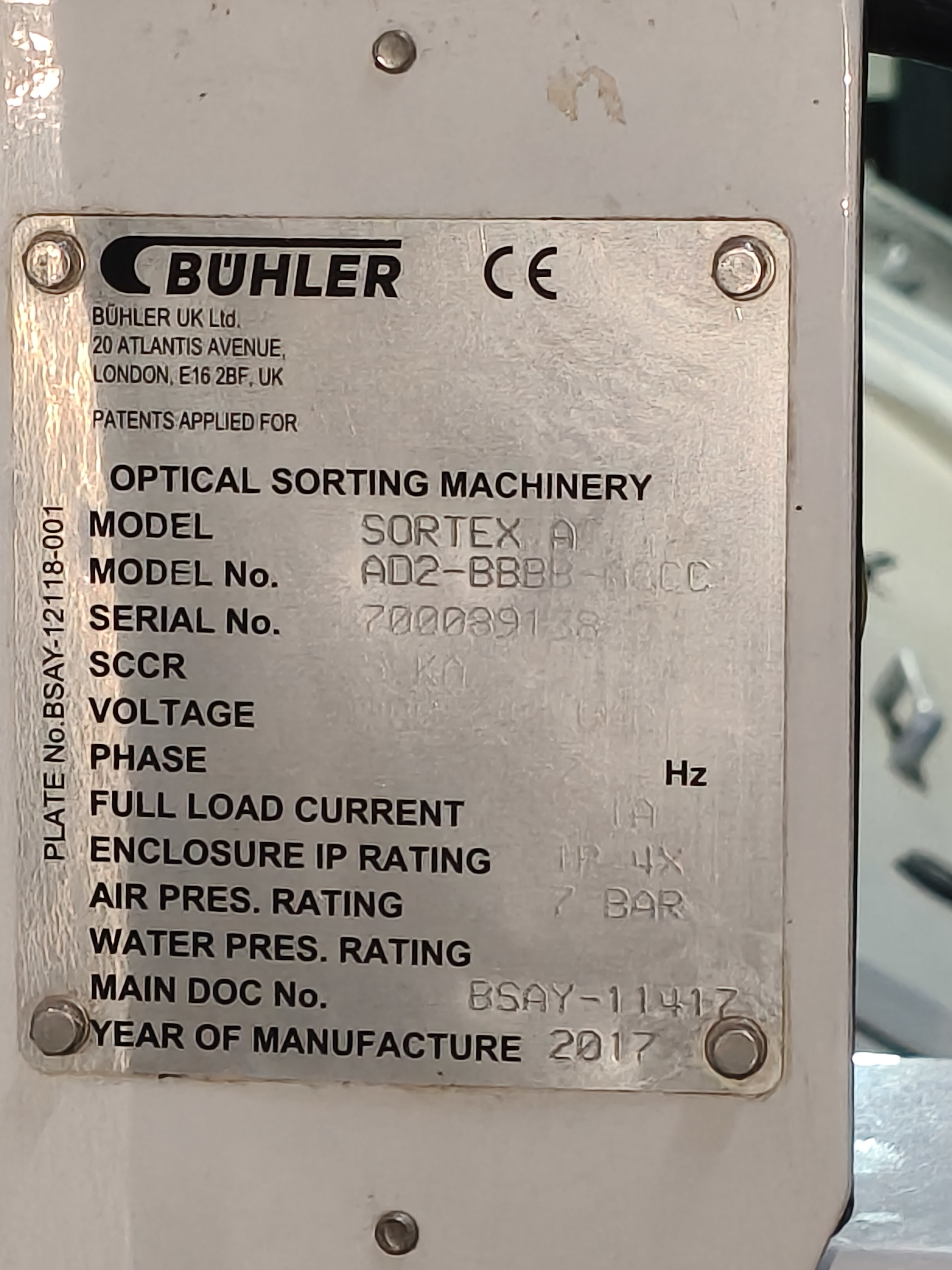 Buhler Sortex A+2 Multivision 