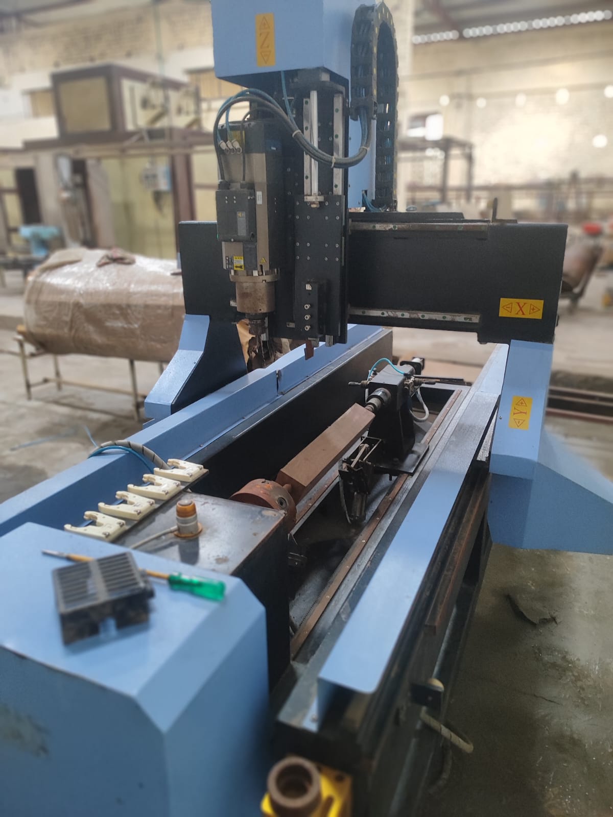 wood cnc lathe machine 5 axic 2