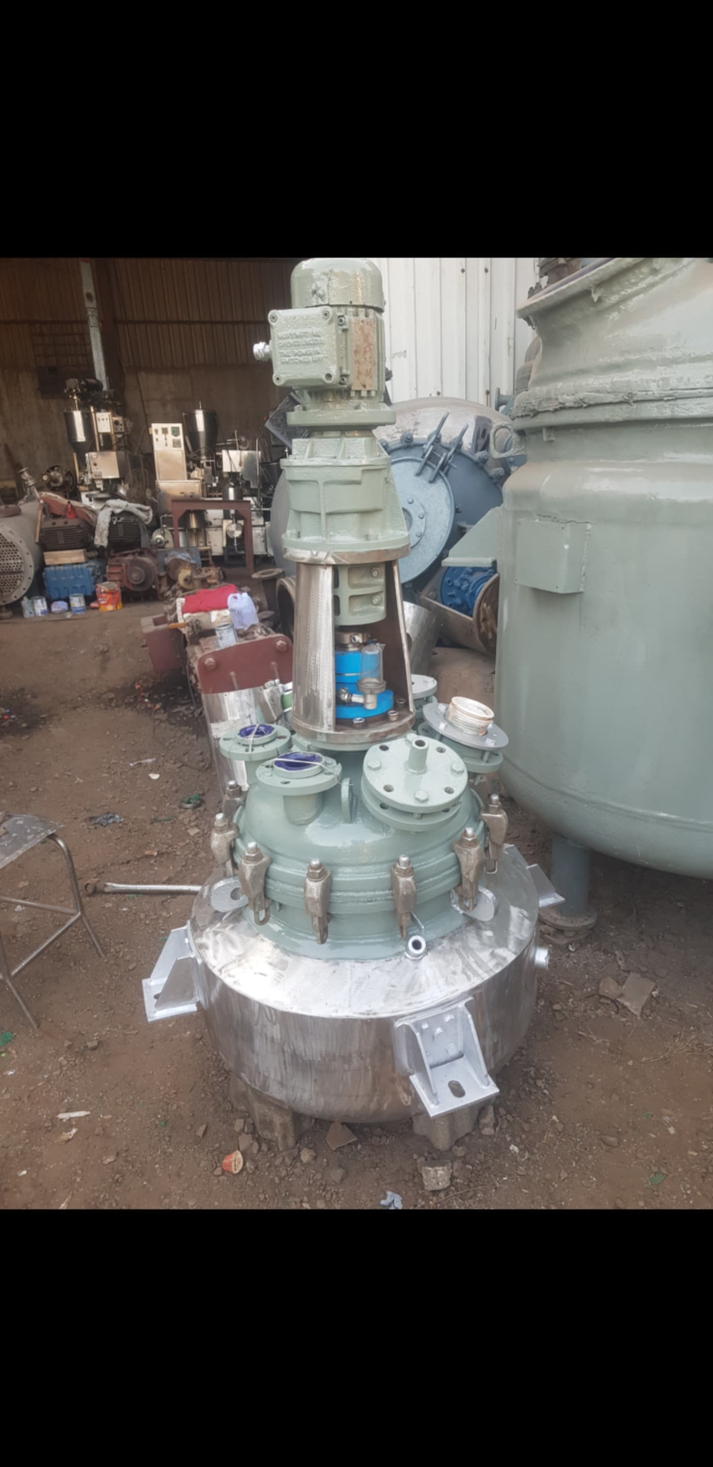 63 Litres GMP Glass-Lined Reactor (GLR) with Anchor Agitator 4