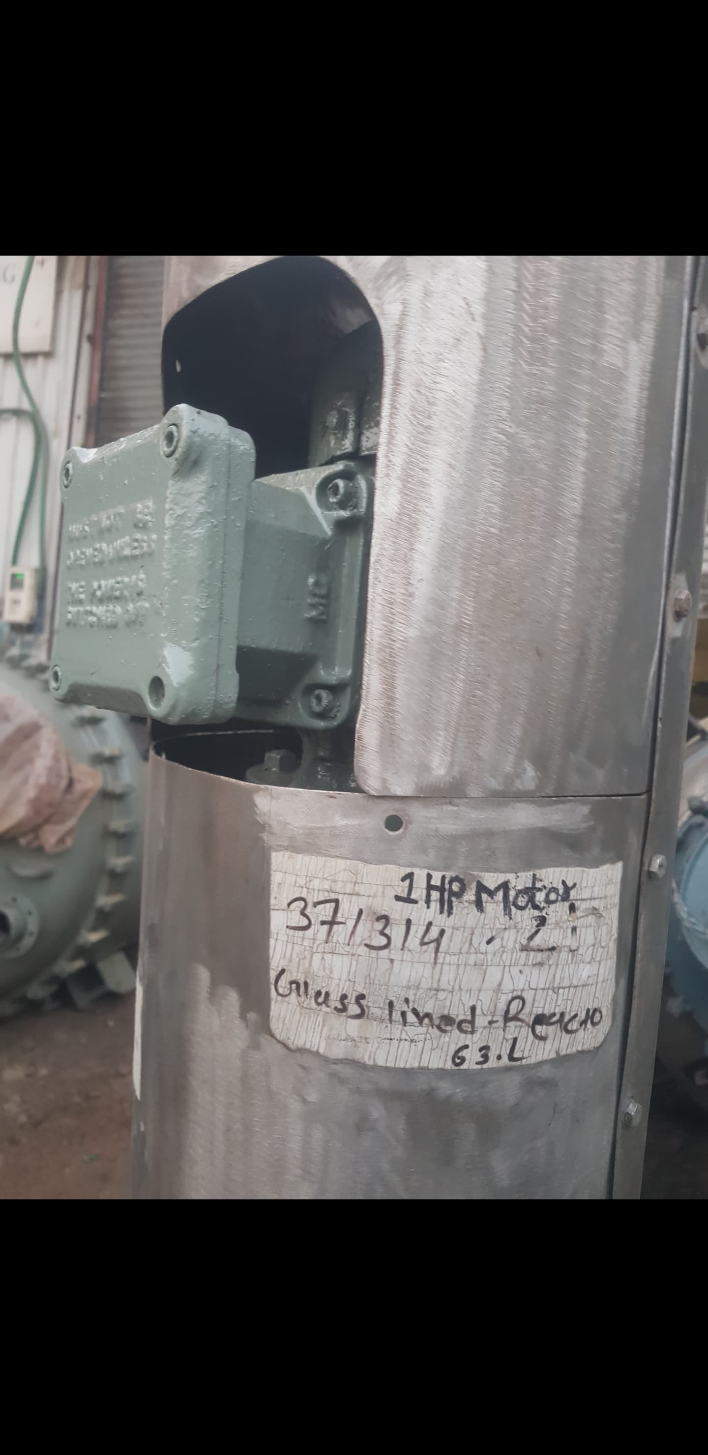 63 Litres GMP Glass-Lined Reactor (GLR) with Anchor Agitator 5